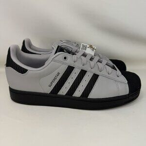 Adidas Originals Superstar 2 Shell Toe Shoes Gray Black Men’s Size 8